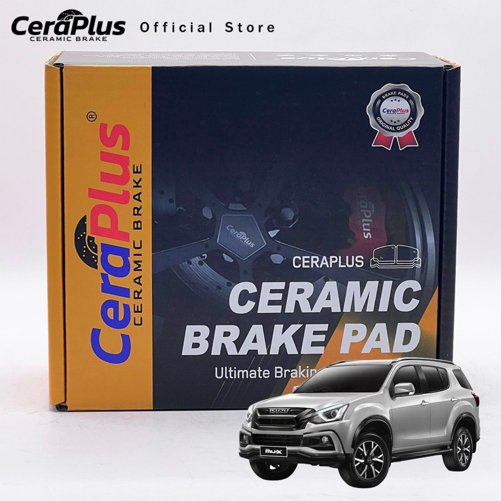 ผ้าเบรค CeraPlus Isuzu Mu-X 1.9 3.0 2014-2019 ผ้าเบรคเซรามิค