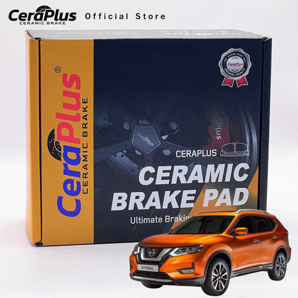 ผ้าเบรค CeraPlus Nissan X-Trail T32 2014-on ผ้าเบรคเซรามิค