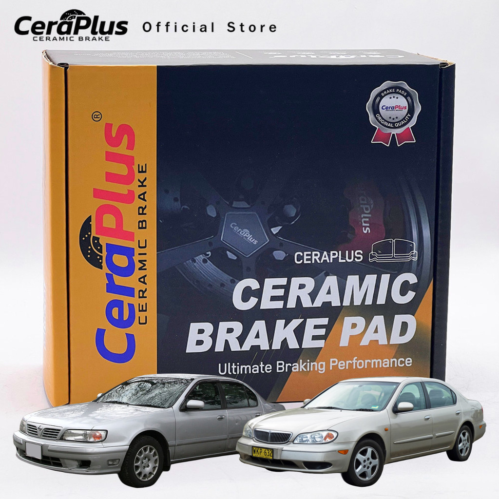 ผ้าเบรค CeraPlus Nissan Cefiro A32 A33 2.0 1996-2004 ผ้าเบรคเซรามิค