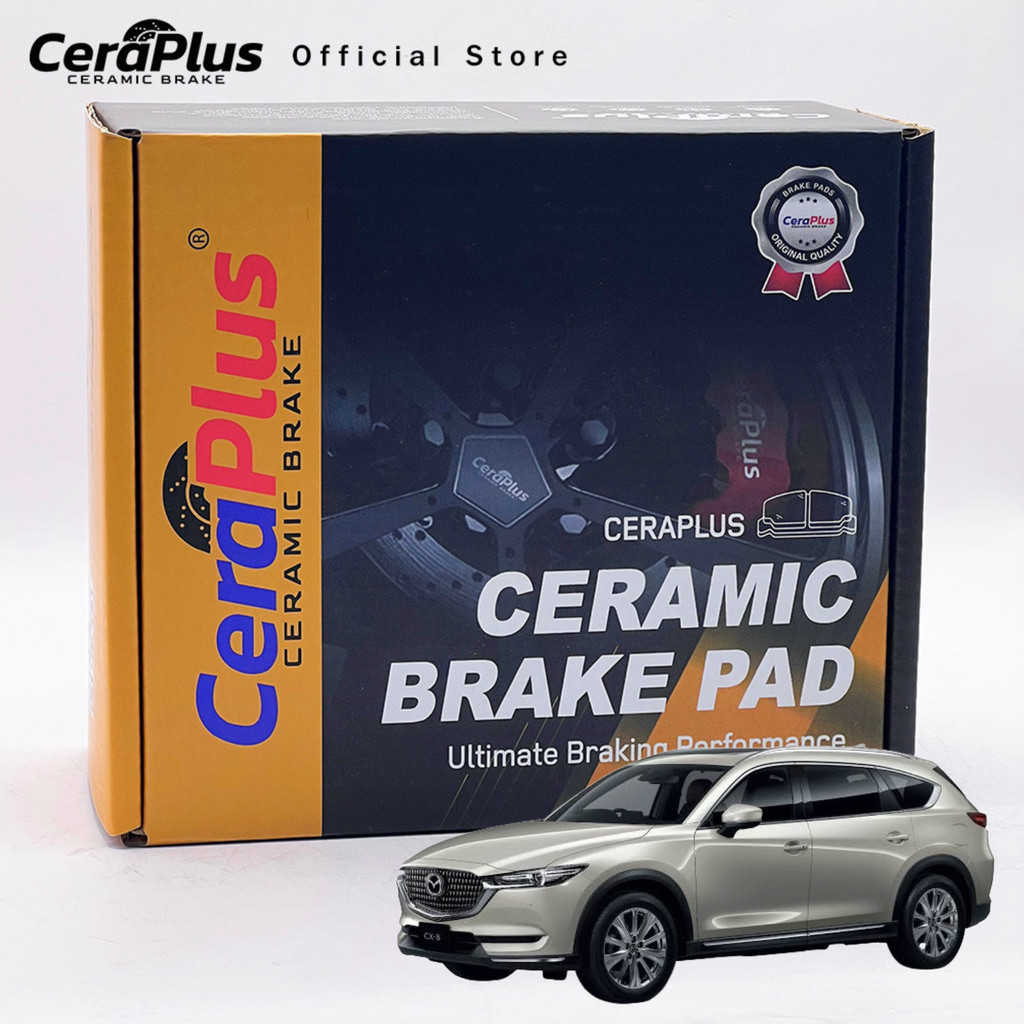 ผ้าเบรค CeraPlus Mazda CX-8 2017-on ผ้าเบรคเซรามิค