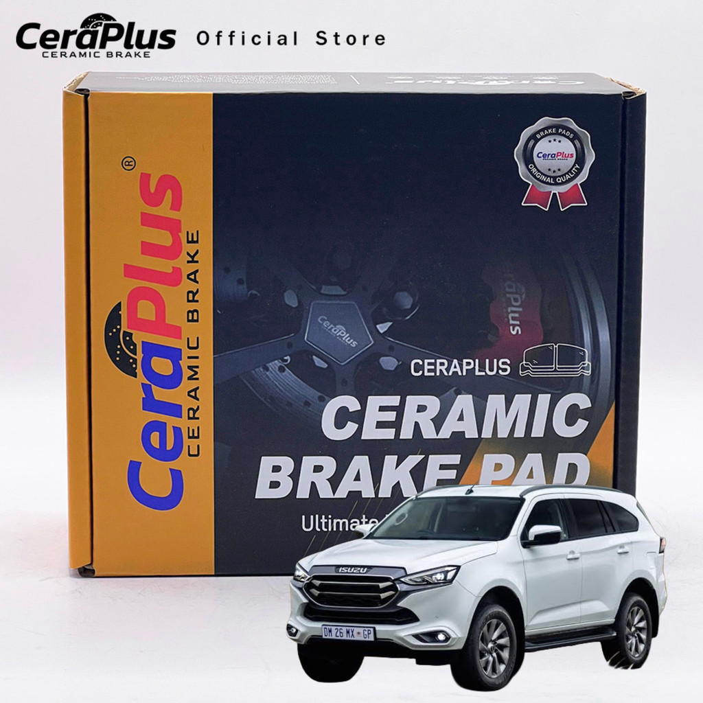 ผ้าเบรค CeraPlus Isuzu Mu-X 1.9 2.2 3.0 2020-ON ผ้าเบรคเซรามิค