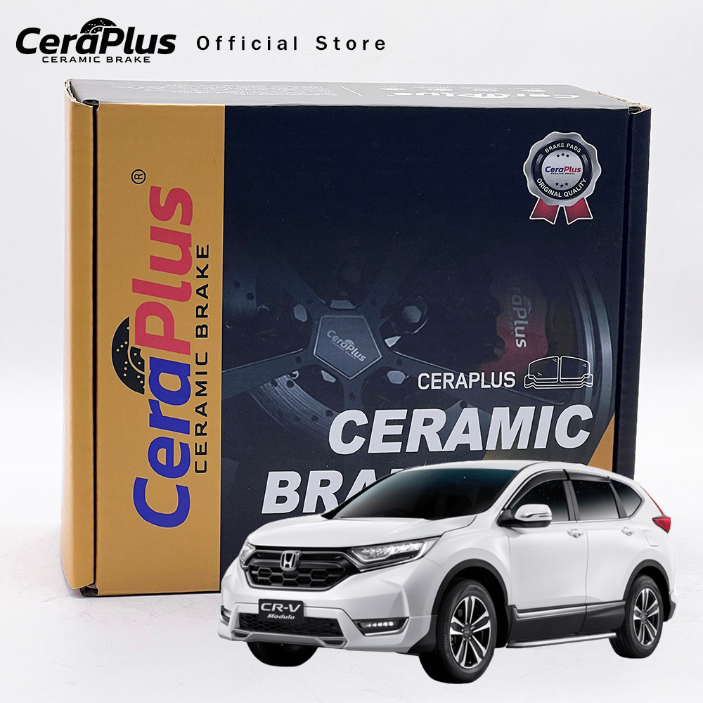 ผ้าเบรค CeraPlus Honda CRV Gen 5 2017-2022 ผ้าเบรคเซรามิค