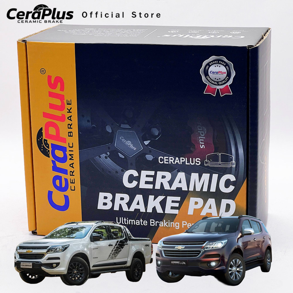 ผ้าเบรค CeraPlus Chevrolet Colorado Trailblazer 2017-2021 ผ้าเบรค เซรามิค