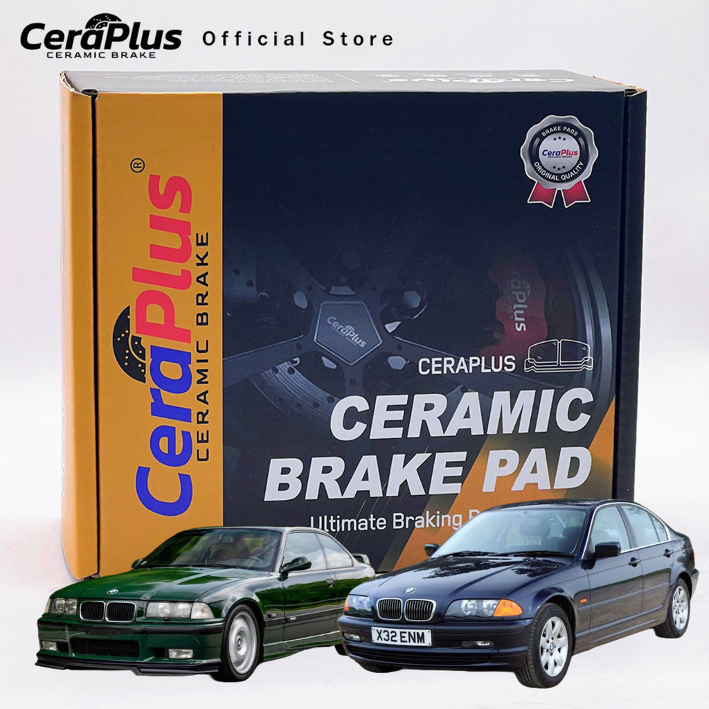 ผ้าเบรค CeraPlus BMW SERIES 3 E36 E46 ผ้าเบรคเซรามิค