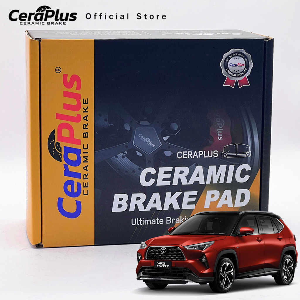 ผ้าเบรค CeraPlus Toyota Yaris Cross HEV 2023-on ผ้าเบรคเซรามิค