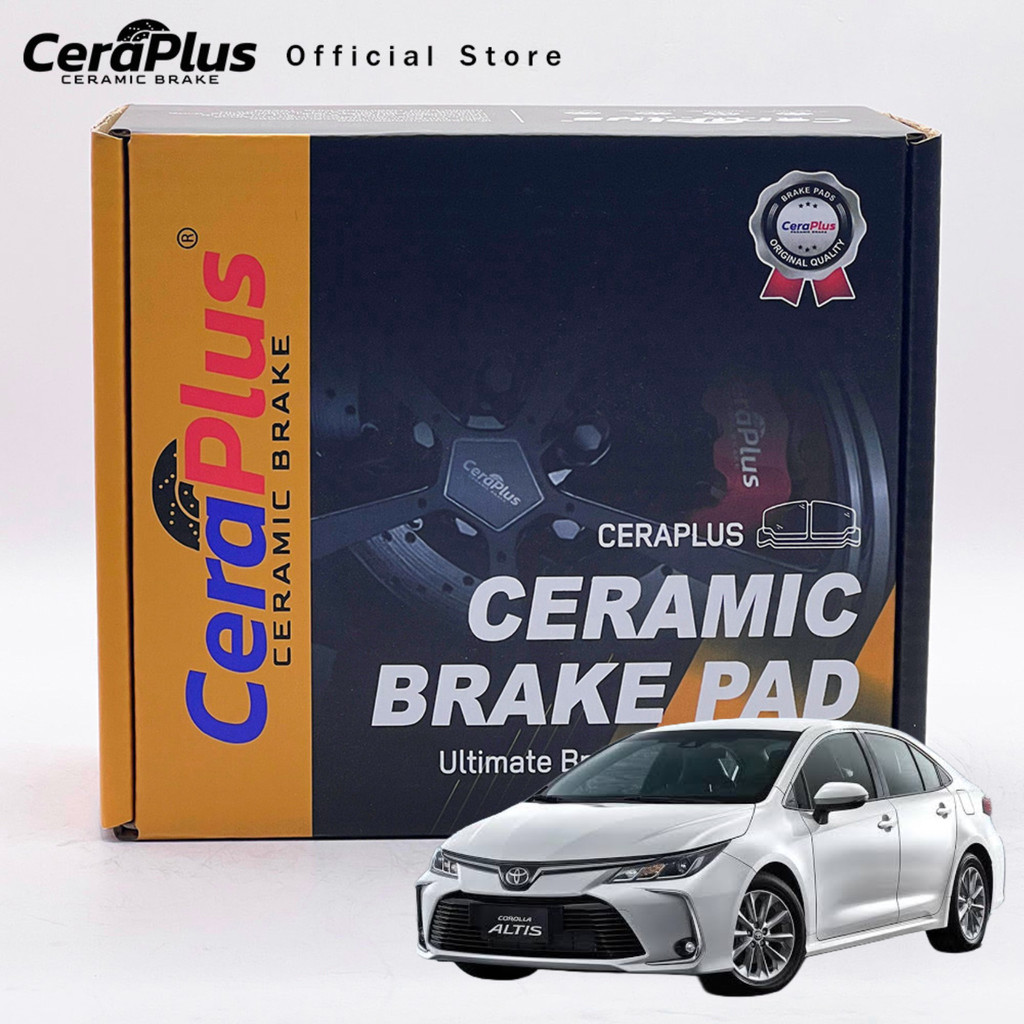 ผ้าเบรค CeraPlus Toyota Altis 2019-on  ผ้าเบรคเซรามิค