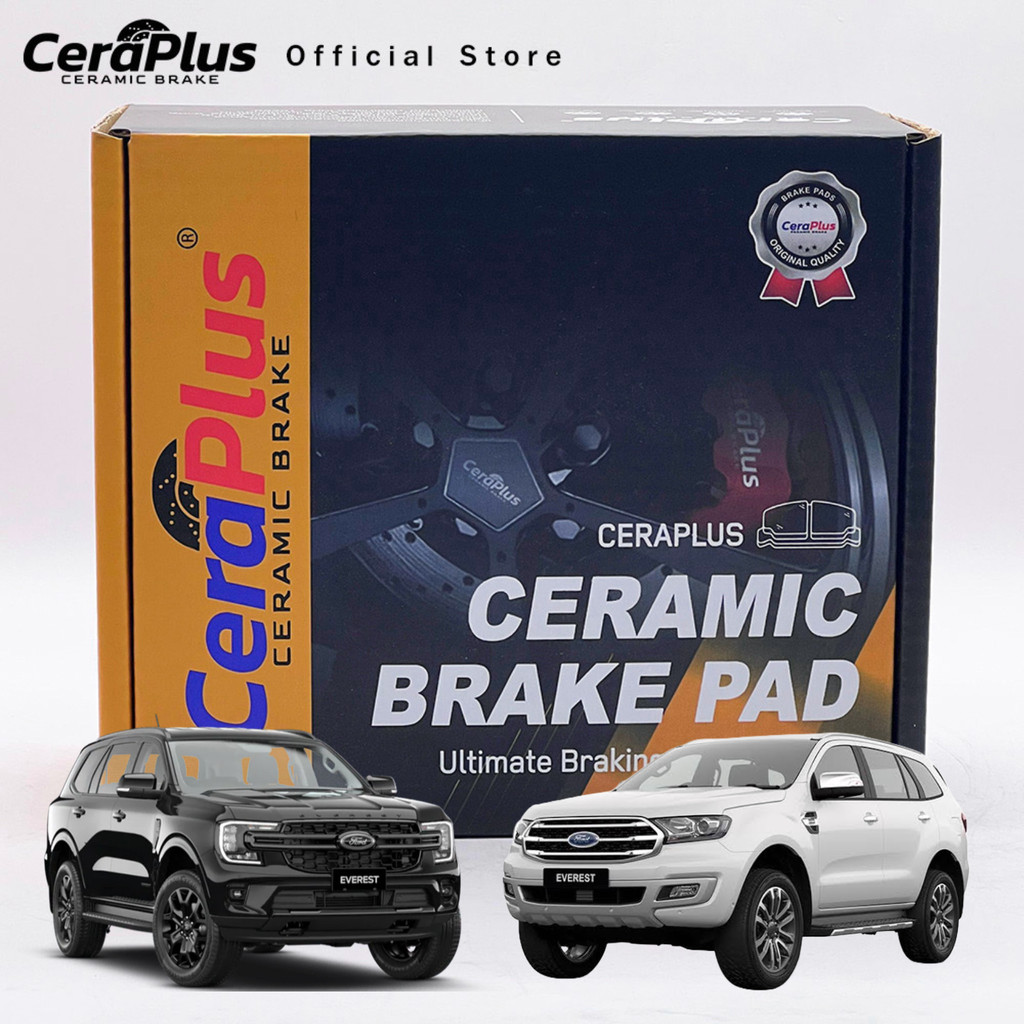 ผ้าเบรค CeraPlus Ford Everest 2.2 3.2 2.0 2015-ON ผ้าเบรคเซรามิค
